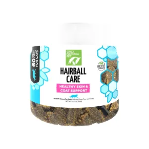 Only Natural Pet Hairball Care Healthy Skin & Coat Support Soft Chews for Cats