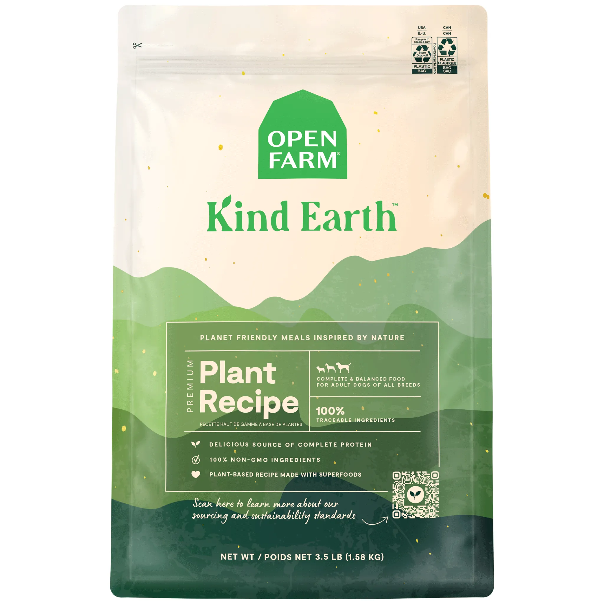 Open Farm Kind Earth Plant-Recipe Dog Food