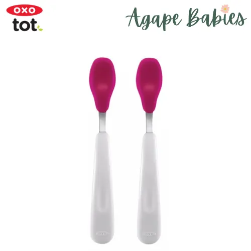 OXO Tot Feeding Spoon Set - Pink