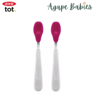 OXO Tot Feeding Spoon Set - Pink