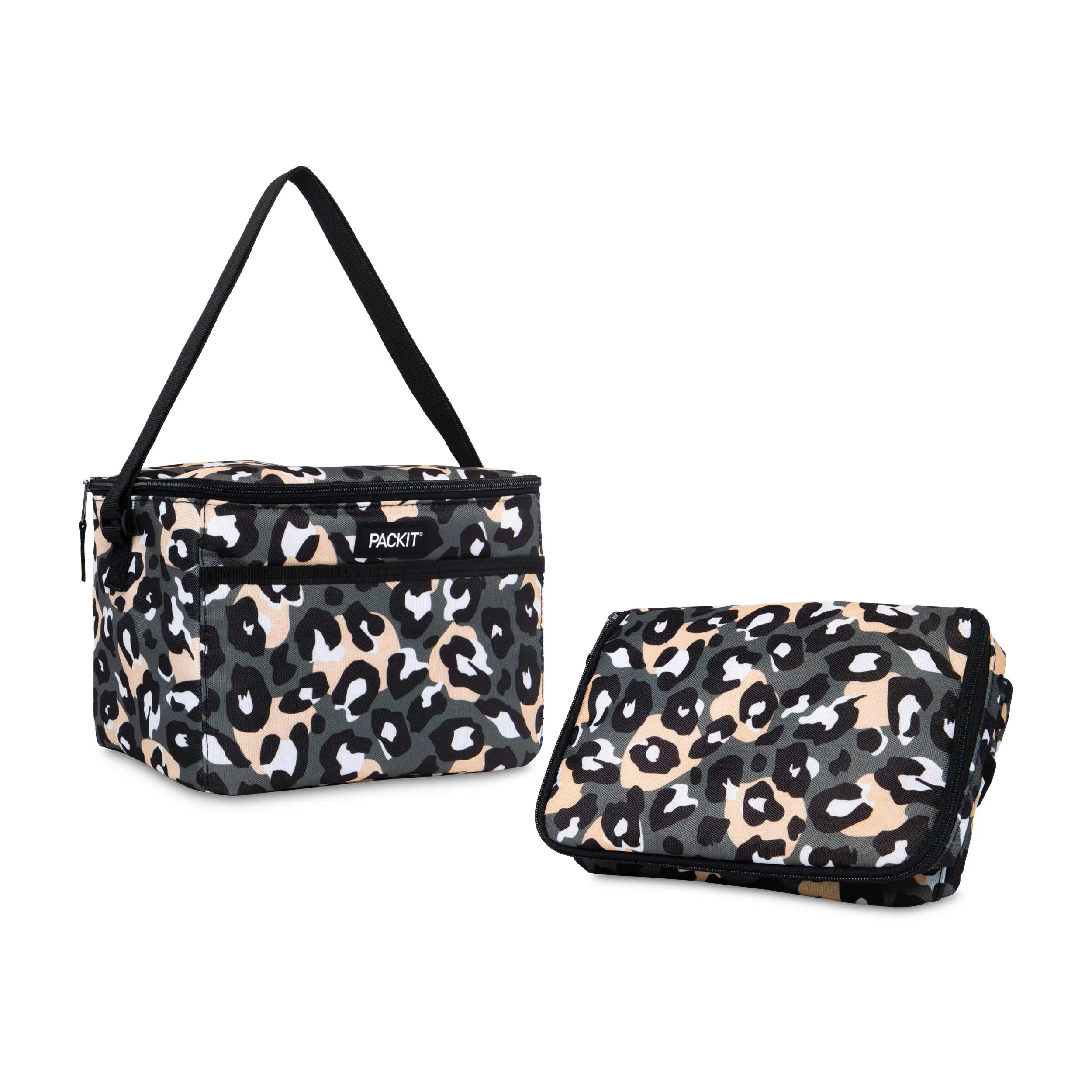 PackIt Freezable Everyday Lunch Box - Wild Leopard Gray