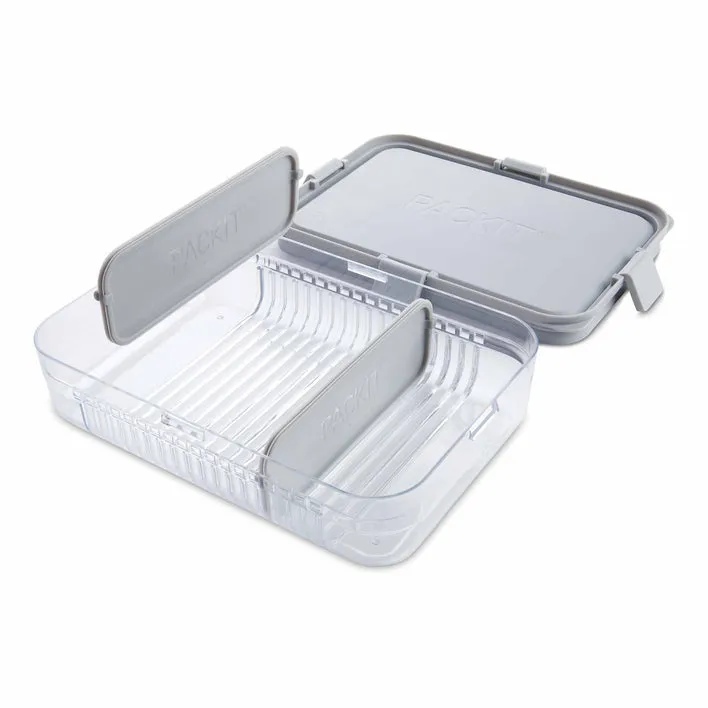 Packit Large Bento Snack Box - Grey