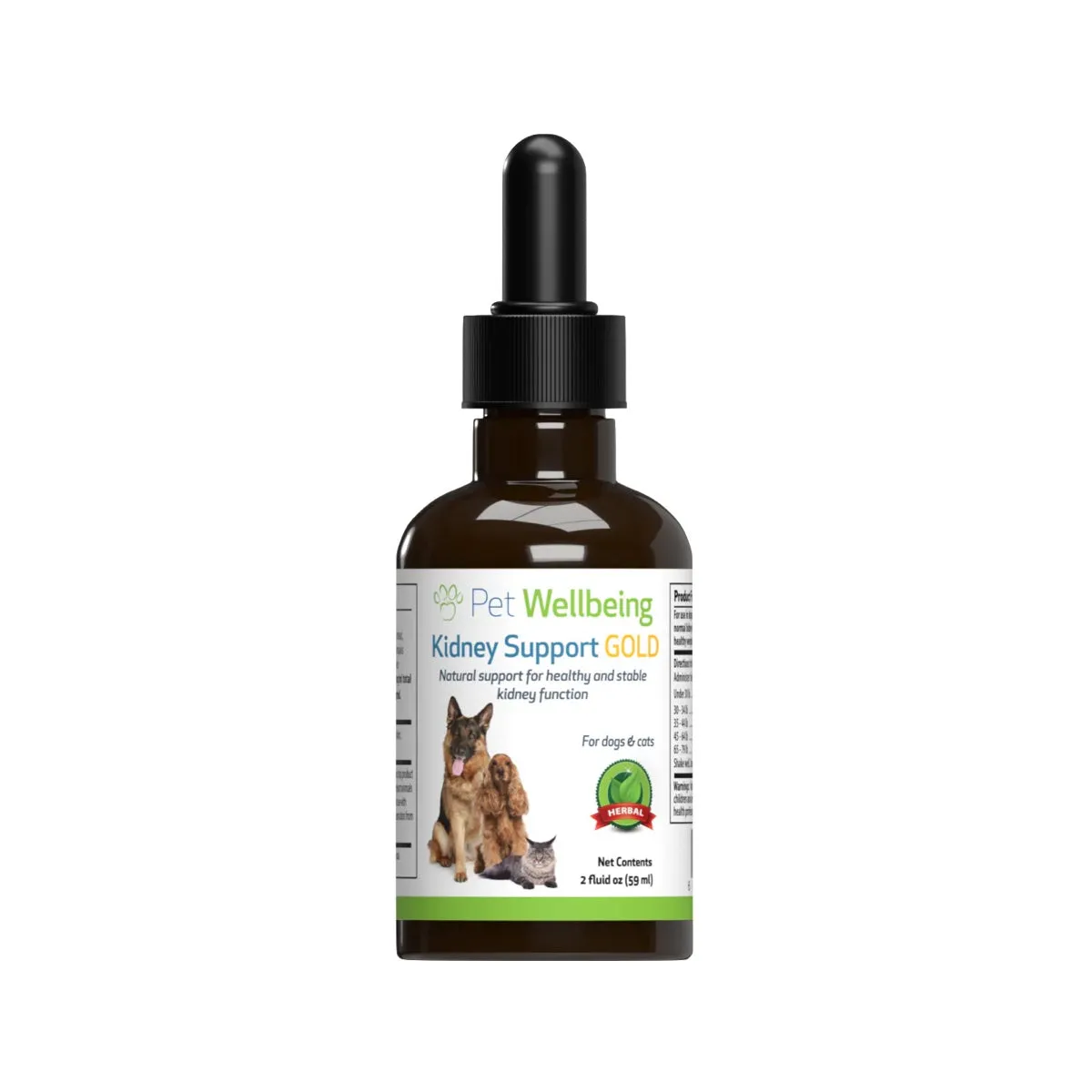 Pet Wellbeing Kidney Support Gold 2oz