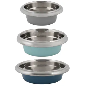 Petmate Easy Grip Stainless Steel Pet Bowl