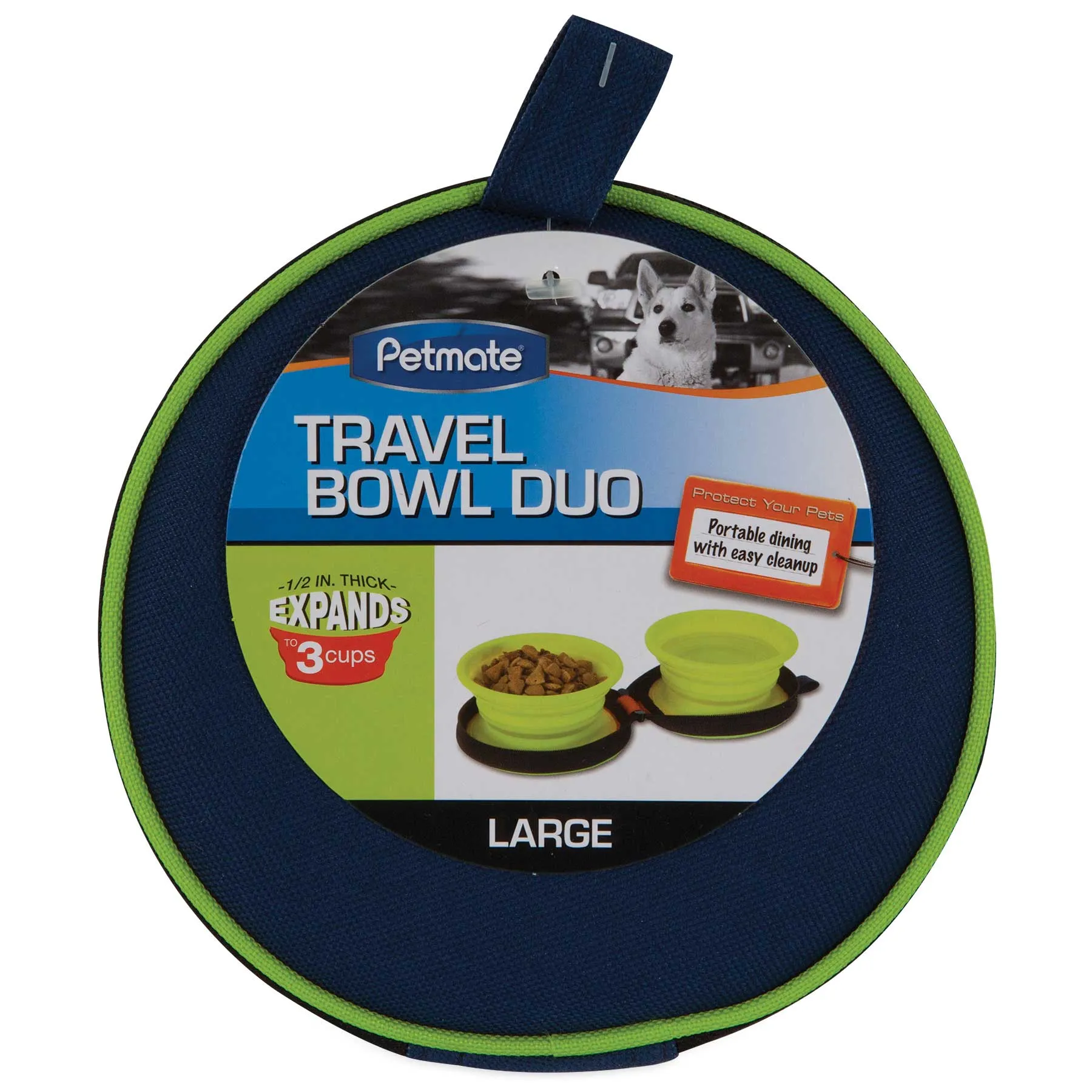 Petmate Silicone Travel Bowl Duo