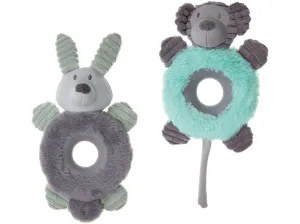 Plush Animals W/Rubber Ring 33Cm