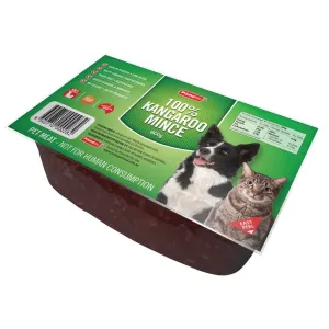 Prime100 100% Kangaroo Mince Frozen Raw Pet Food