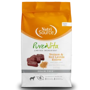 PureVita Grain-Free Venison & Red Lentil Dry Dog Food