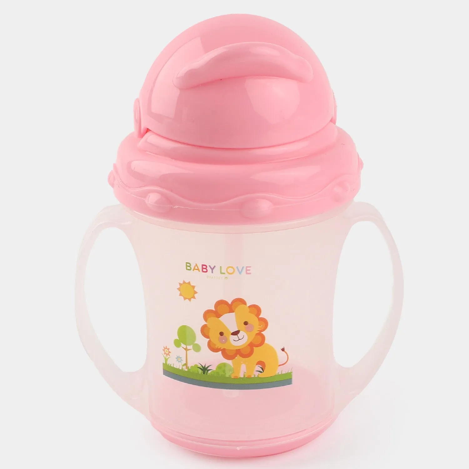 SMART BABY Twin Handle Training Cup | Pink