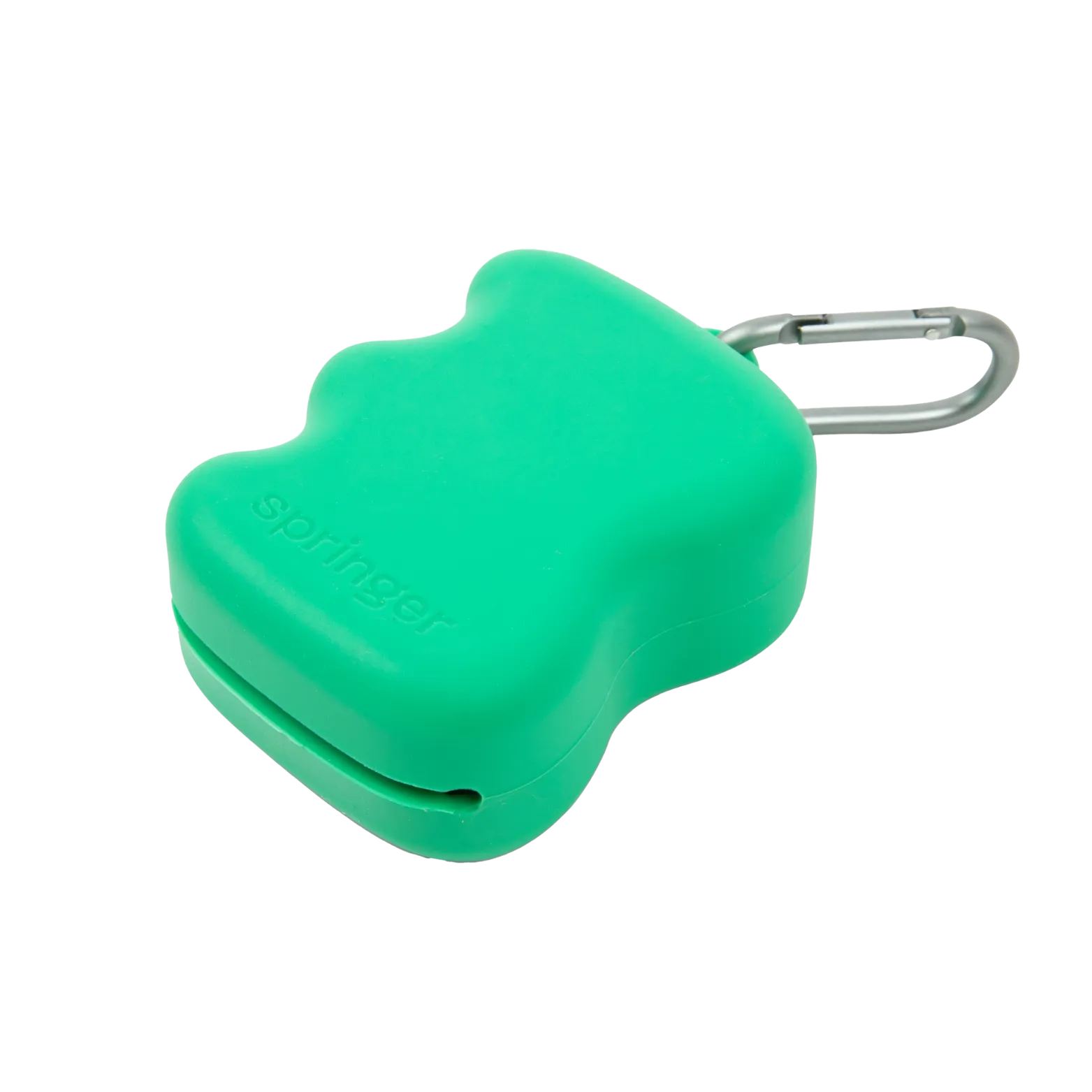 Springer Pets Silicone Dog Treat Dispenser Pouch Springer Green