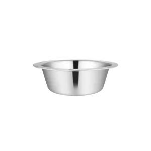 Stainless Steel Embossed Wide-Lip Bowls