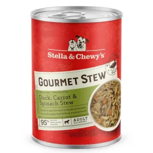 Stella & Chewy's Gourmet Stew Duck, Carrot & Spinach Dog Food 12.5 oz