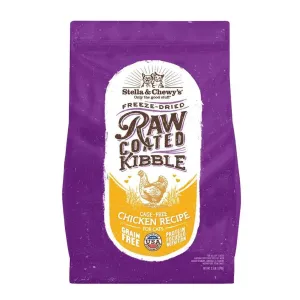 Stella & Chewy's Raw Coated Kibble Cage-Free Chicken Recipe Cat Food