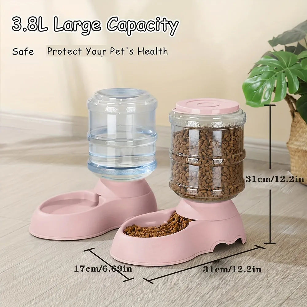 TimeSaving Pet Feeder  Water Dispenser for Small Pets