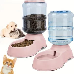 TimeSaving Pet Feeder  Water Dispenser for Small Pets