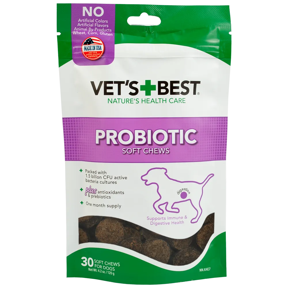 Vet's Best Probiotic for Dogs 30 soft chews