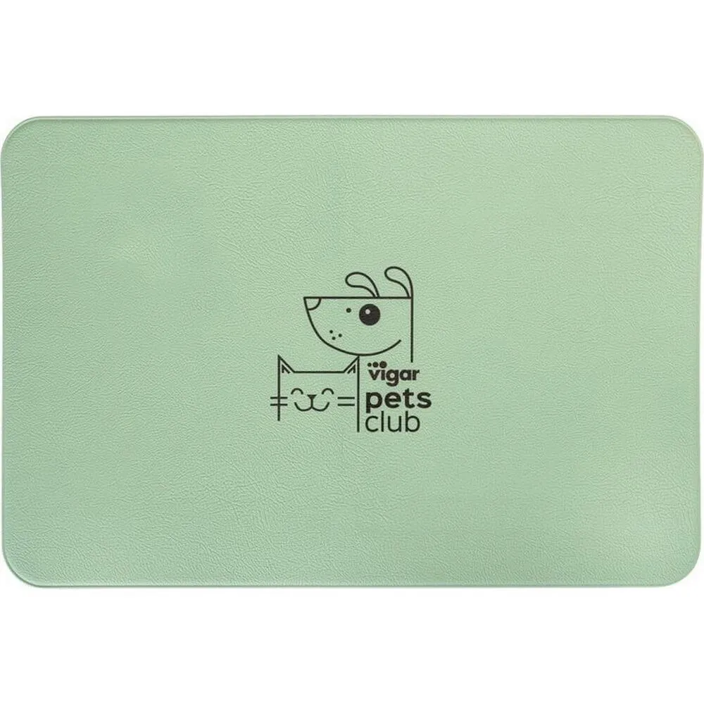 Vigar Pets Club Pet Feeding Mat Green