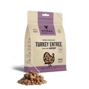 Vital Essentials Mini Nibs Turkey Entree Freeze-Dried Dog Food