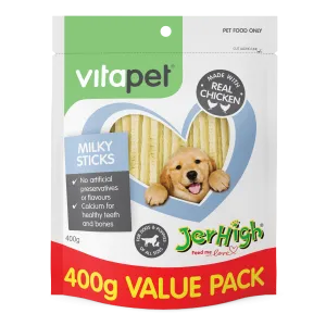 Vitapet Jerhigh Milky Sticks 400g