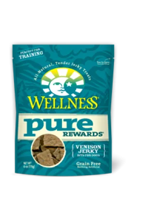 Wellness Pure Rewards Grain-Free Venison Jerky Dog Treat 170g