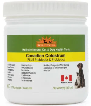 WellyTails Canadian Colostrum   Probiotics & Prebiotics