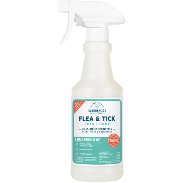 Wondercide Cedar Flea & Tick Spray for Pets & Home 16oz