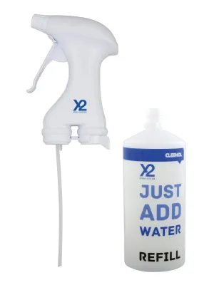 X2 Sprayhead & Refillable Water Bottle